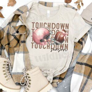 Touchdown Season Shirt, Football Season T-shirt, Unisex Crew Neck XS-2X